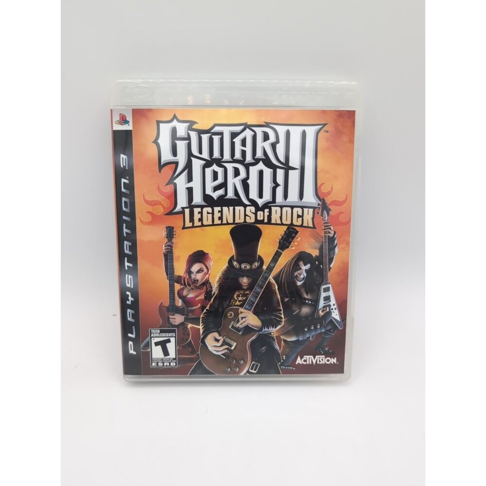 Guitar Hero III: Legends of Rock PS3 (Sony PlayStation 3, 2007) CIB - Tested